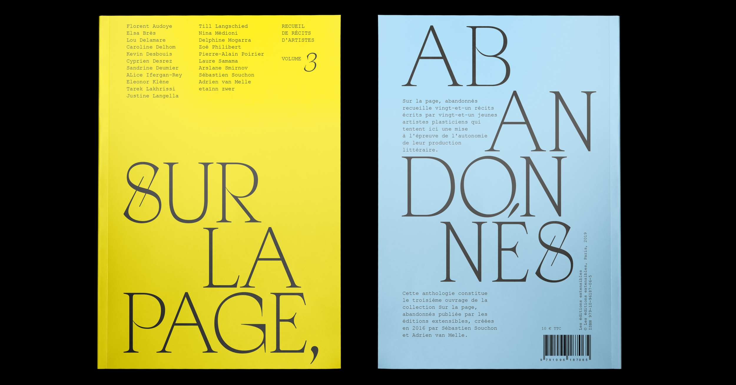Couverture Sur la page, abandonnés vol.3