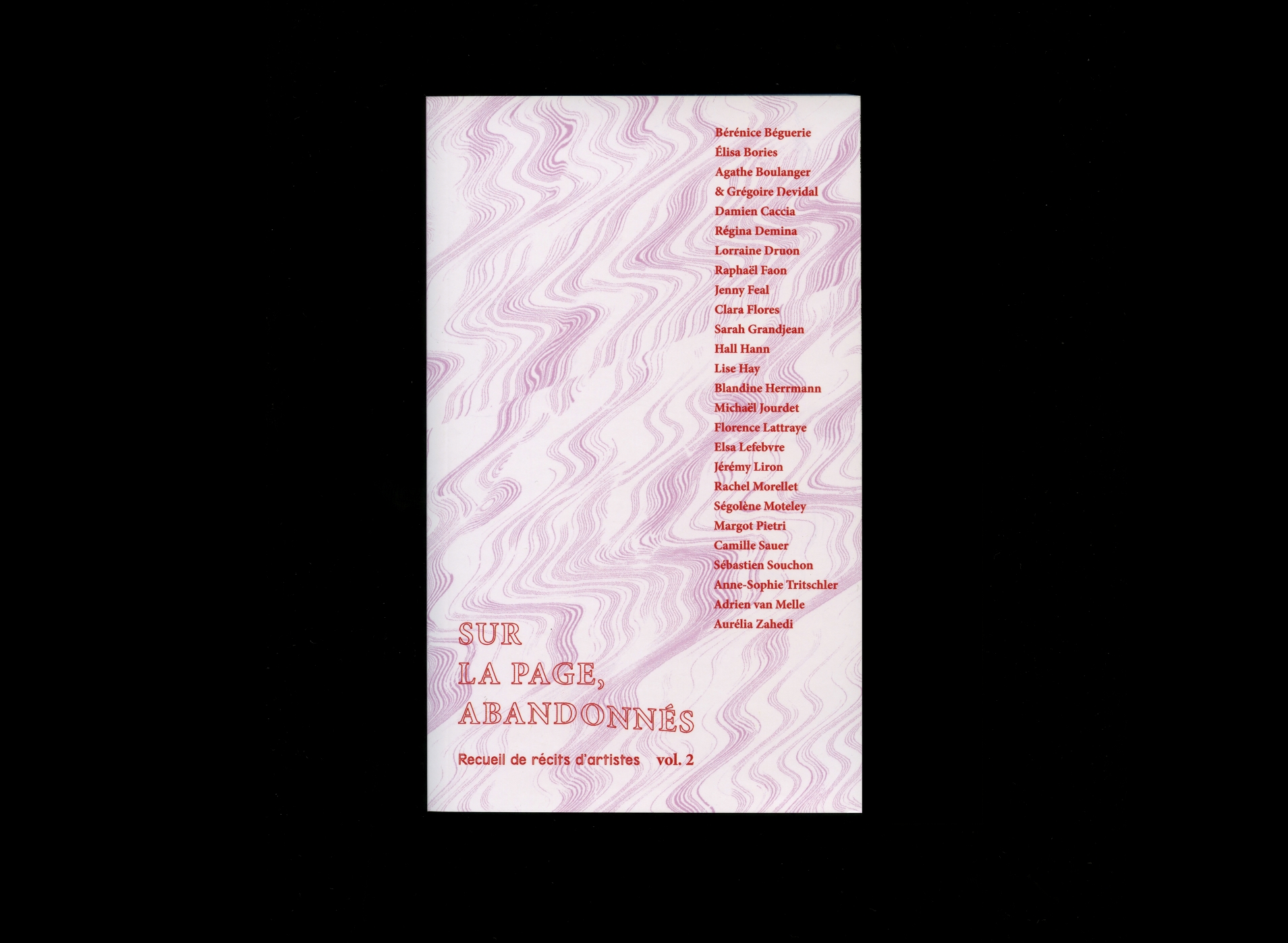 livre Sur la page, abandonnés couverture